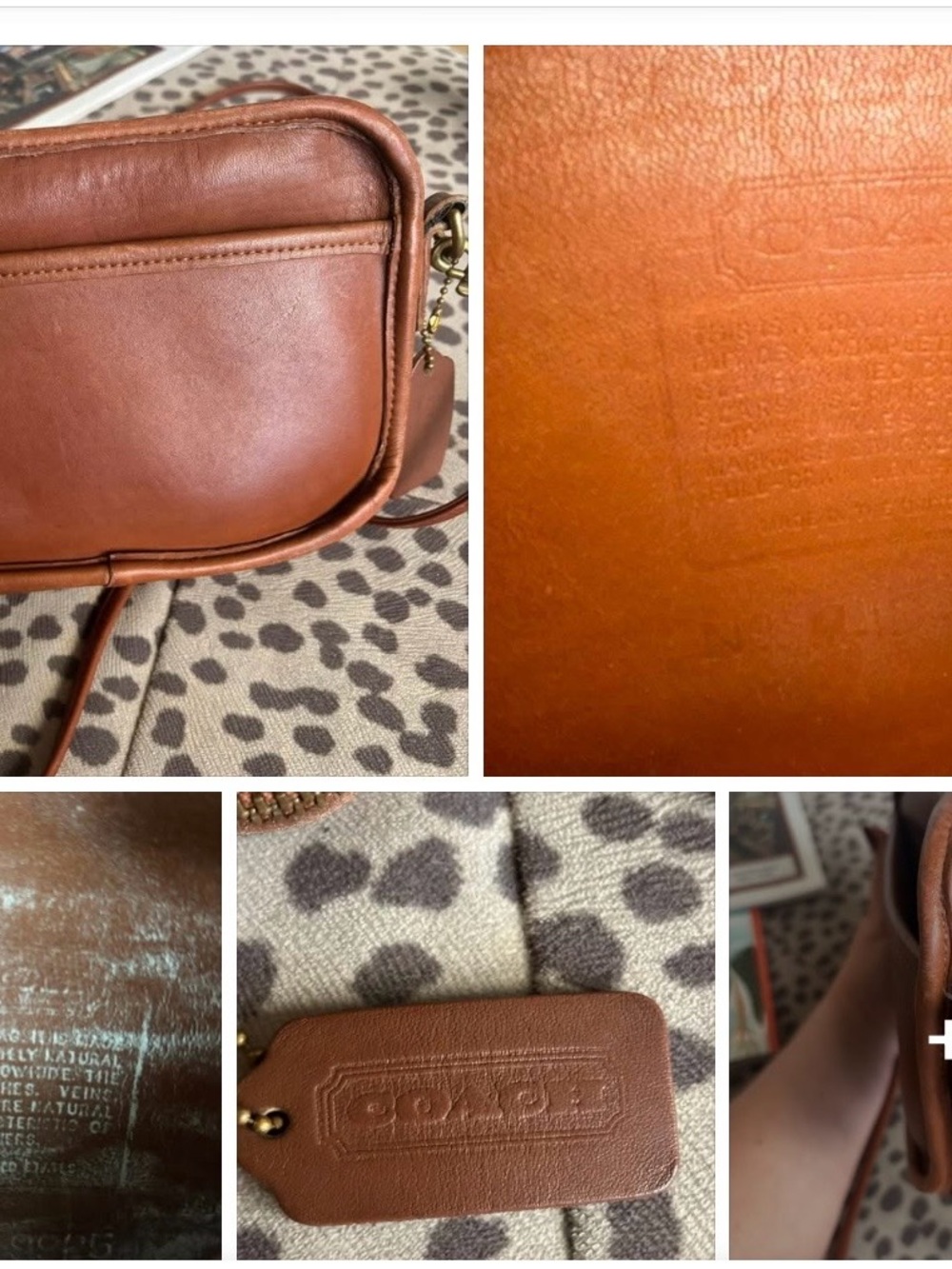 Authenticate vintage coach British tan Carnival #9925 - Picture 15 of 15